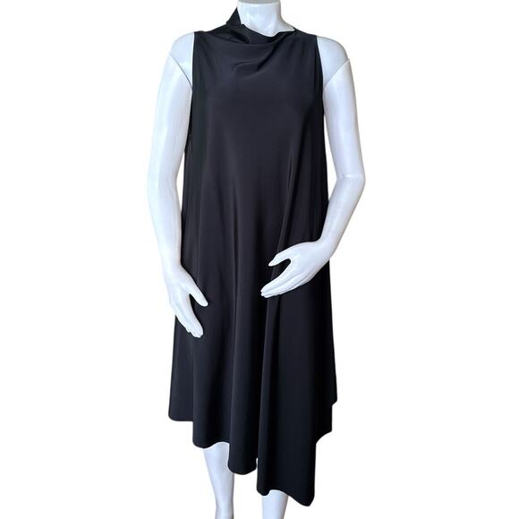 Wolford Kim Asymmetrical Black Dress Size M (Flaw) - Picture 1 of 9